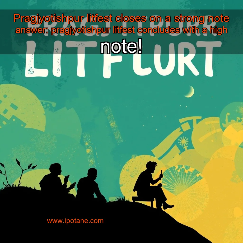Read more about the article Pragjyotishpur litfest closes on a strong note


 answer: pragjyotishpur litfest concludes with a high note!