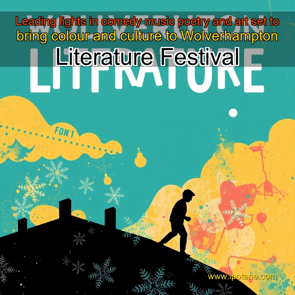 Read more about the article Leading lights in comedy  music  poetry and art set to bring colour and culture to Wolverhampton Literature Festival